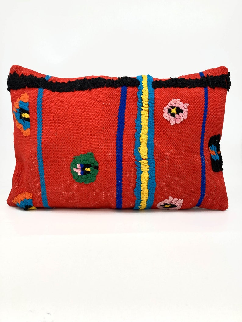 Moroccan Berber Kilim cushion cover 60x40cm image 6