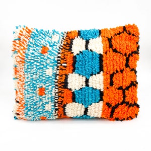 Moroccan Berber cushion cover Boujaad colorful 60x40cm