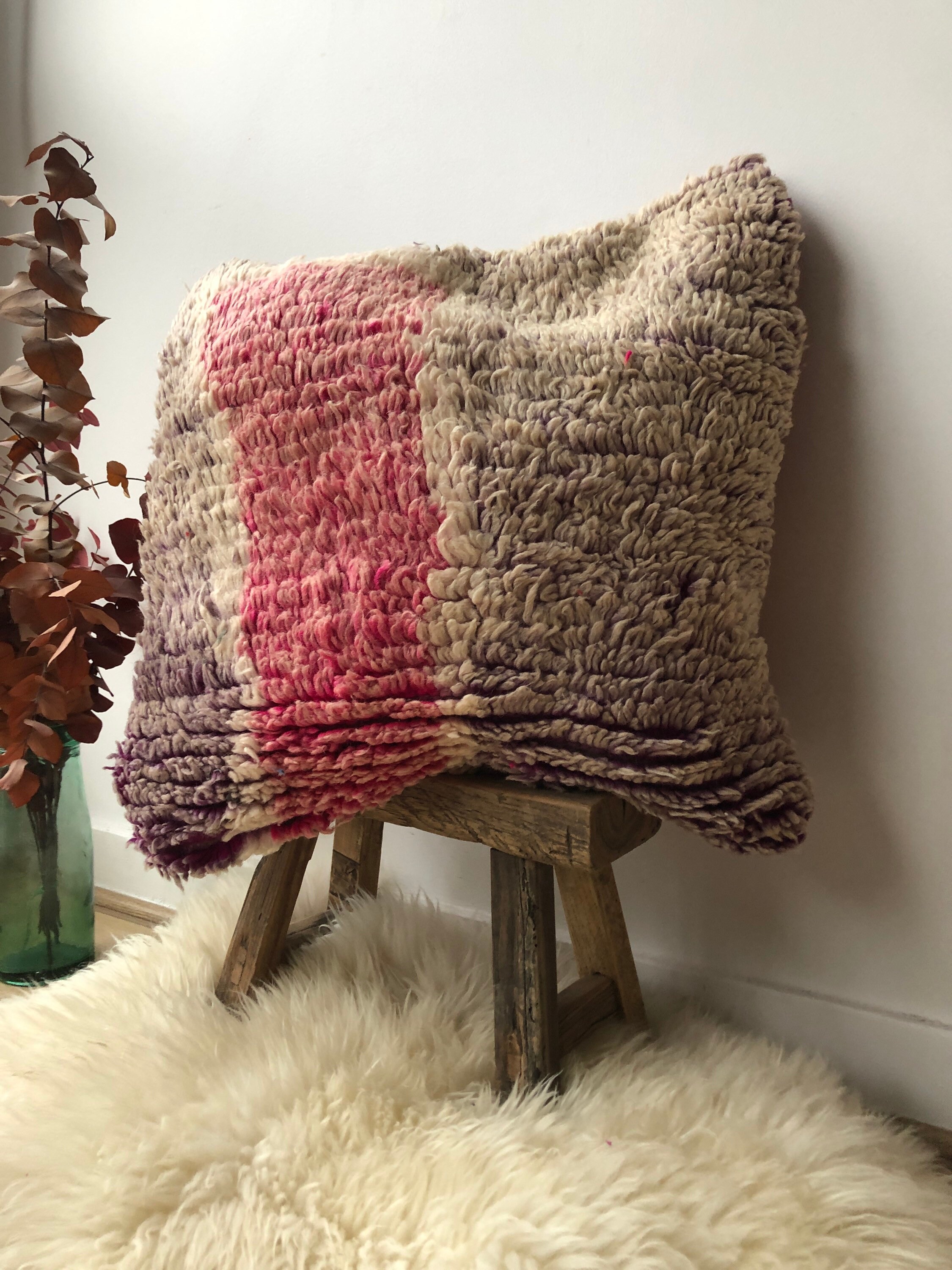 Housse de Coussin Berbère Marocain Boujaad 50x50cm