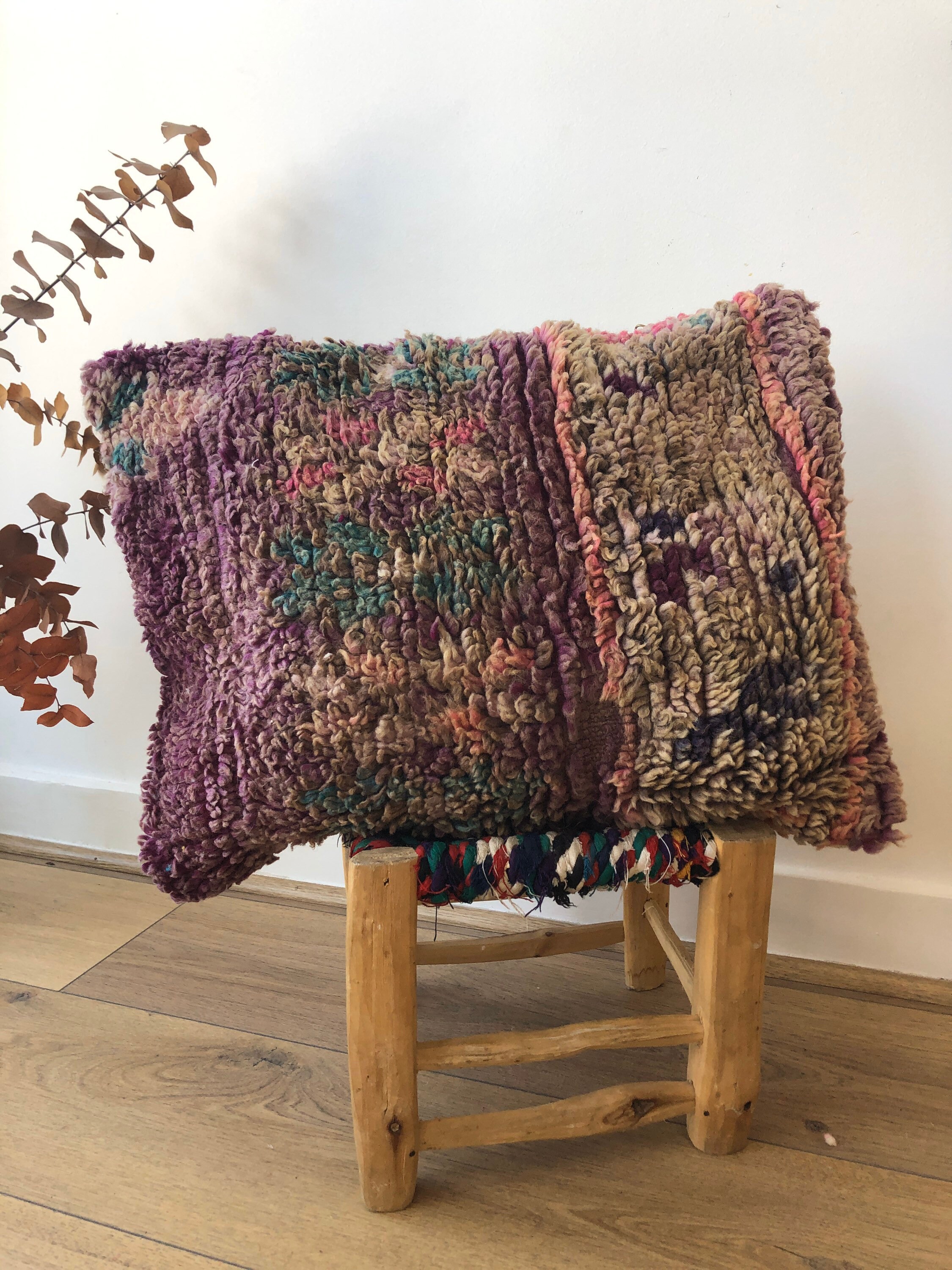 Housse de Coussin Berbère Boujaad Coloré 47x36cm