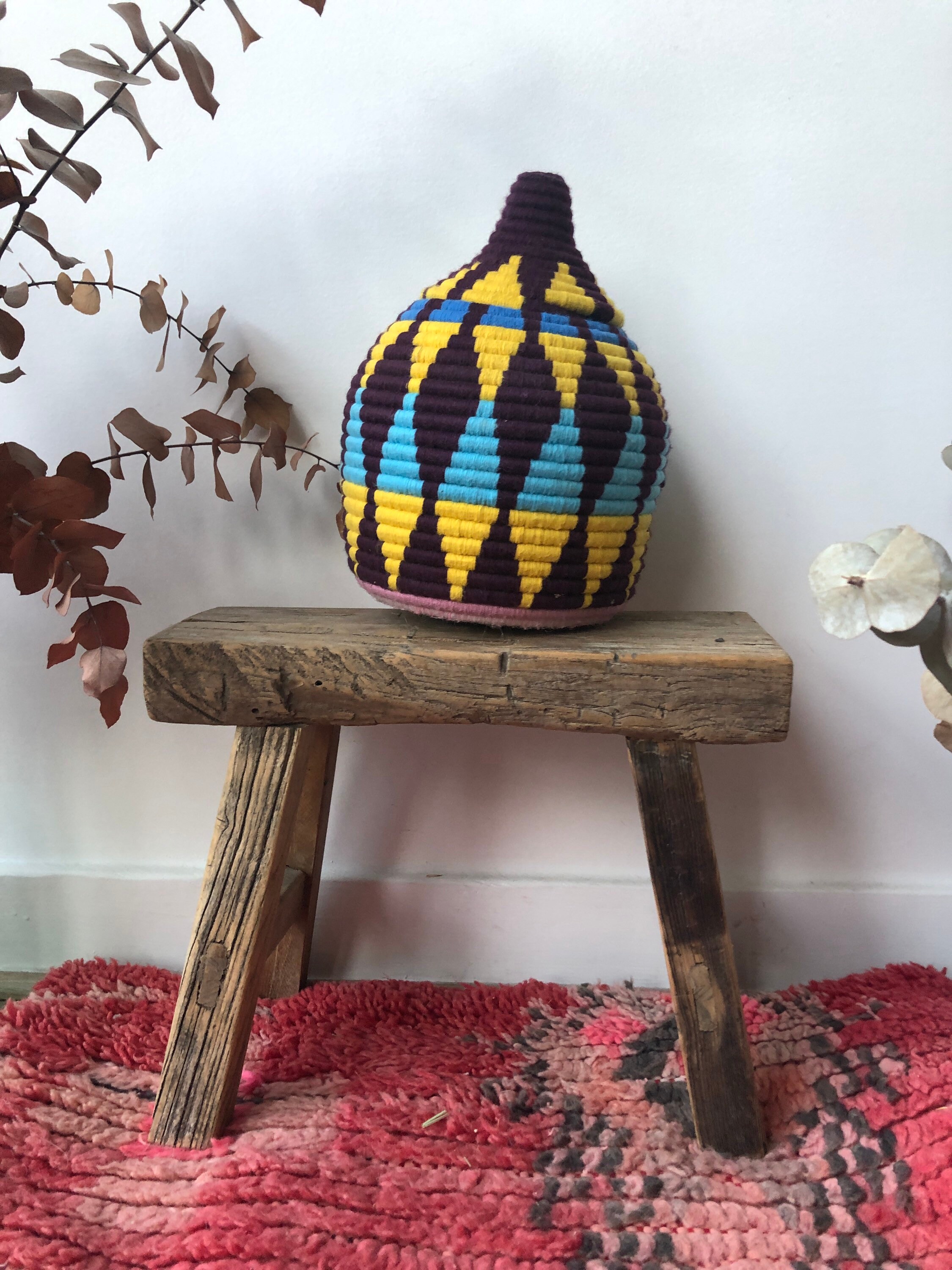 Boite Berbère/Panier Corbeille Berbère