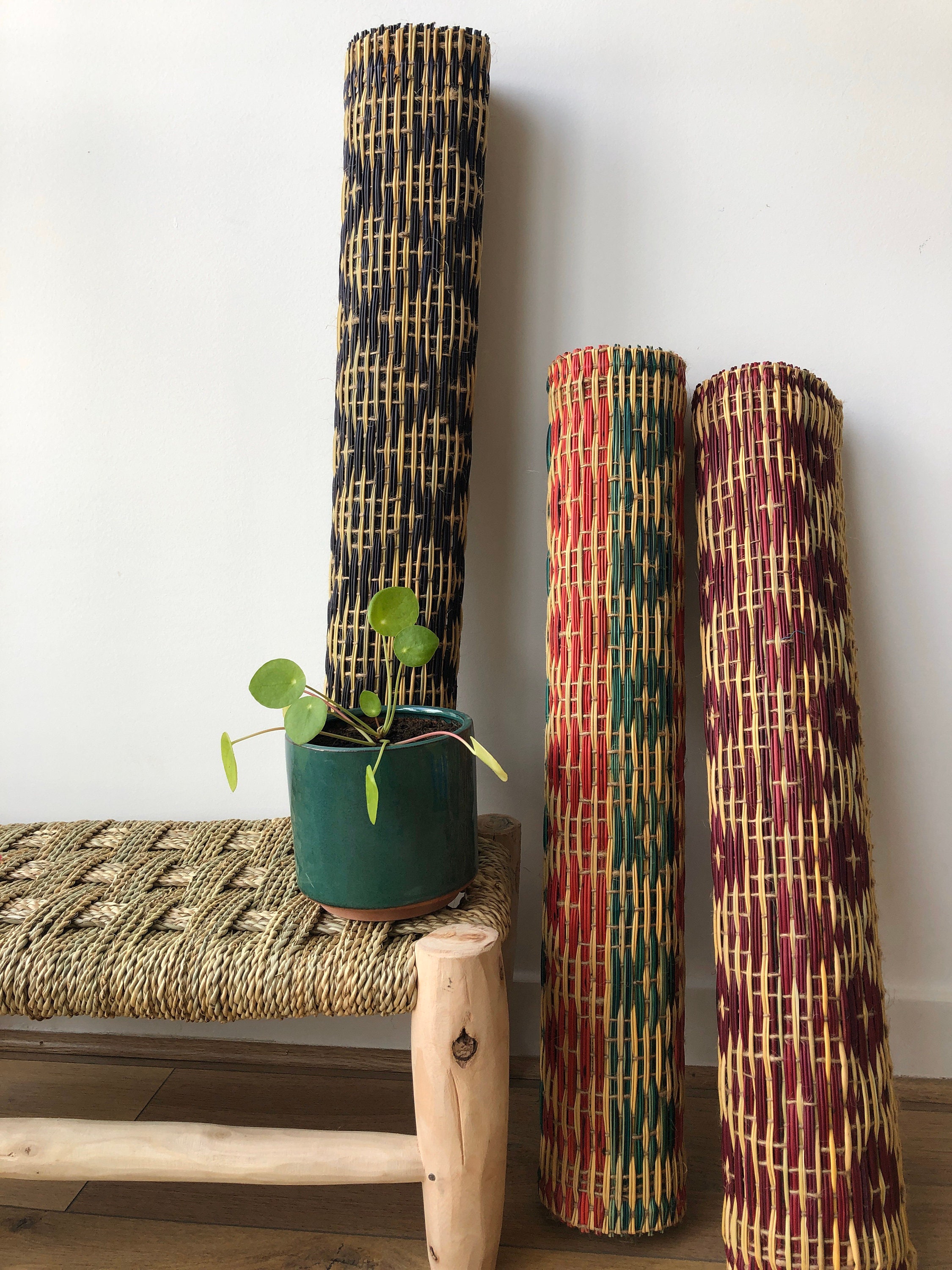 Nattes Tressées A Motifs 3 Coloris Dimensions 120x60cm