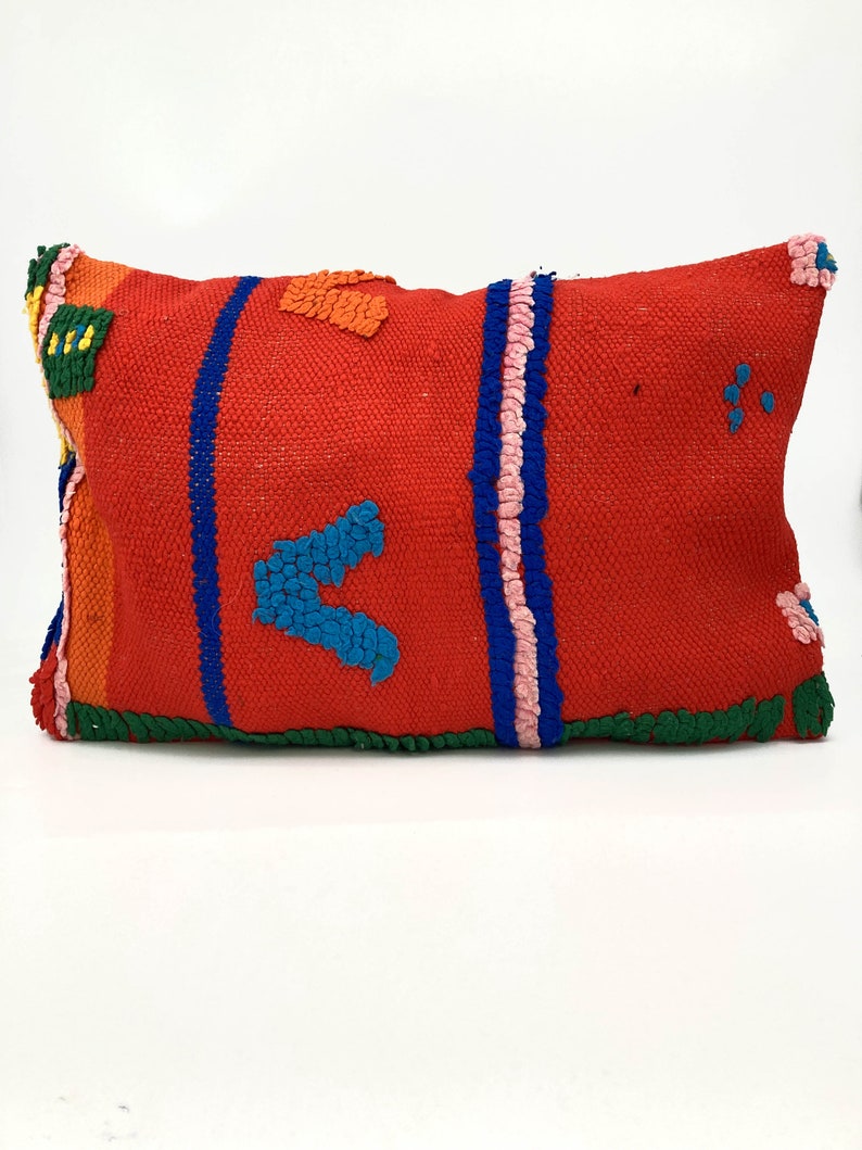 Moroccan Berber Kilim cushion cover 60x40cm image 3