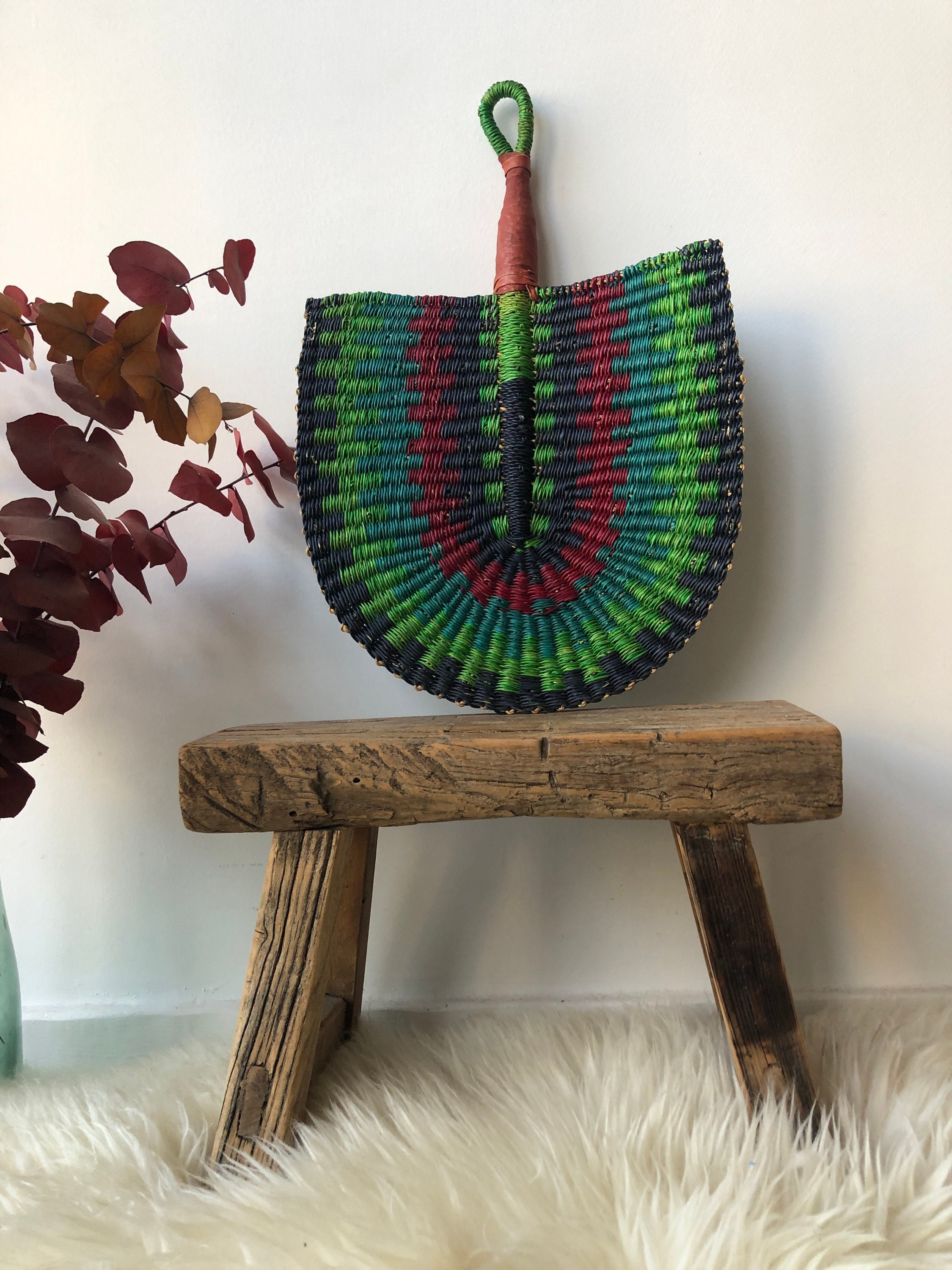 Eventail Africain/Eventail Tresse Bolga