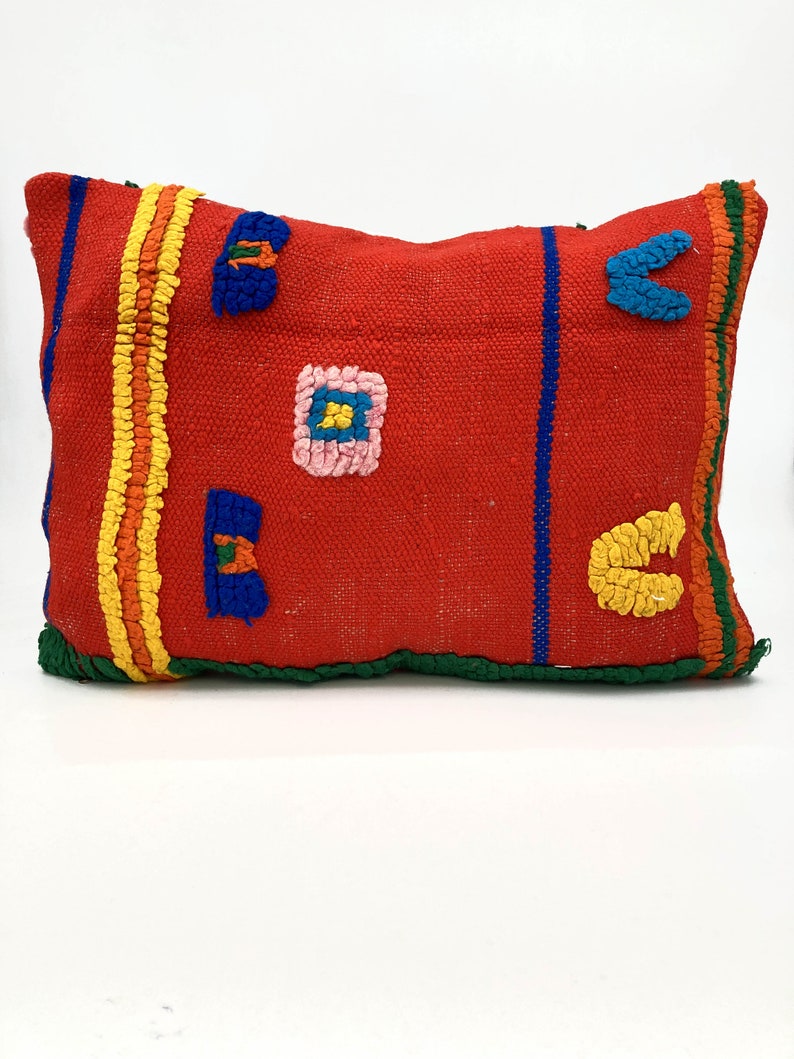 Moroccan Berber Kilim cushion cover 60x40cm image 9