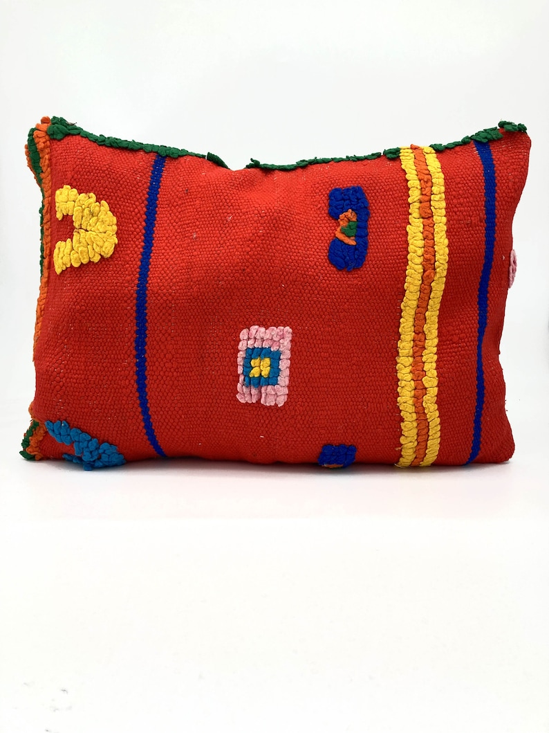 Moroccan Berber Kilim cushion cover 60x40cm image 8