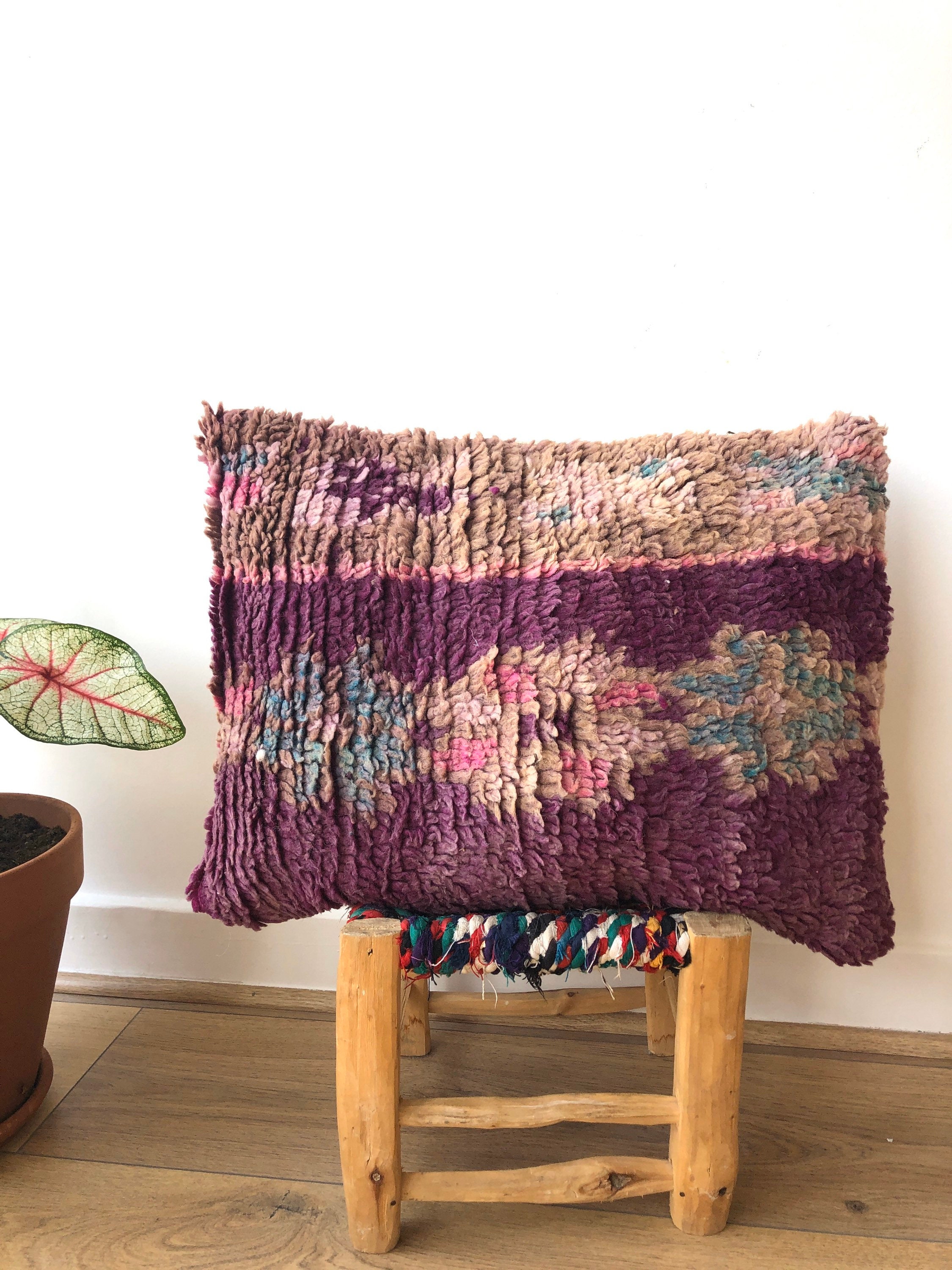 Housse de Coussin Berbère Boujaad Coloré 47x37cm