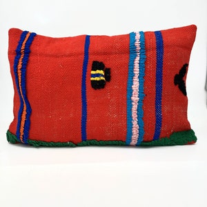 Moroccan Berber Kilim cushion cover 60x40cm image 4