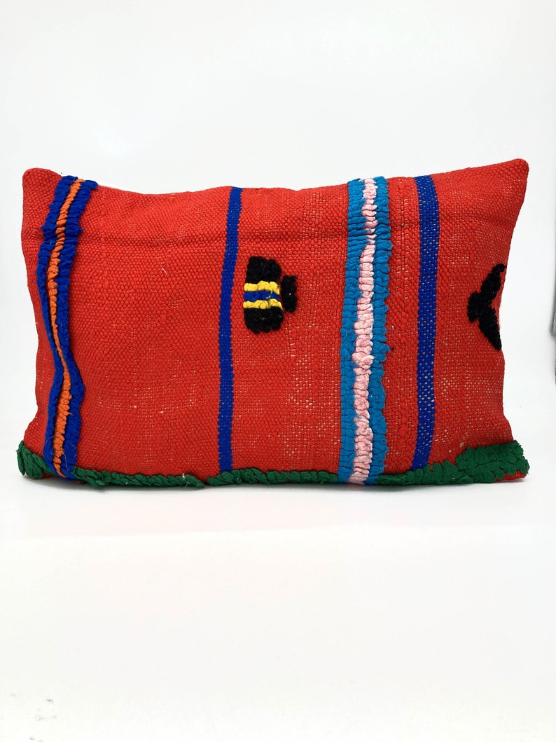 Moroccan Berber Kilim cushion cover 60x40cm image 4