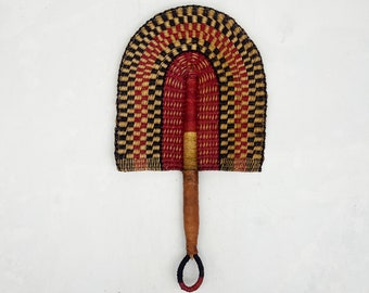 Bolga fan / Braided African fan / Decorative wall fan