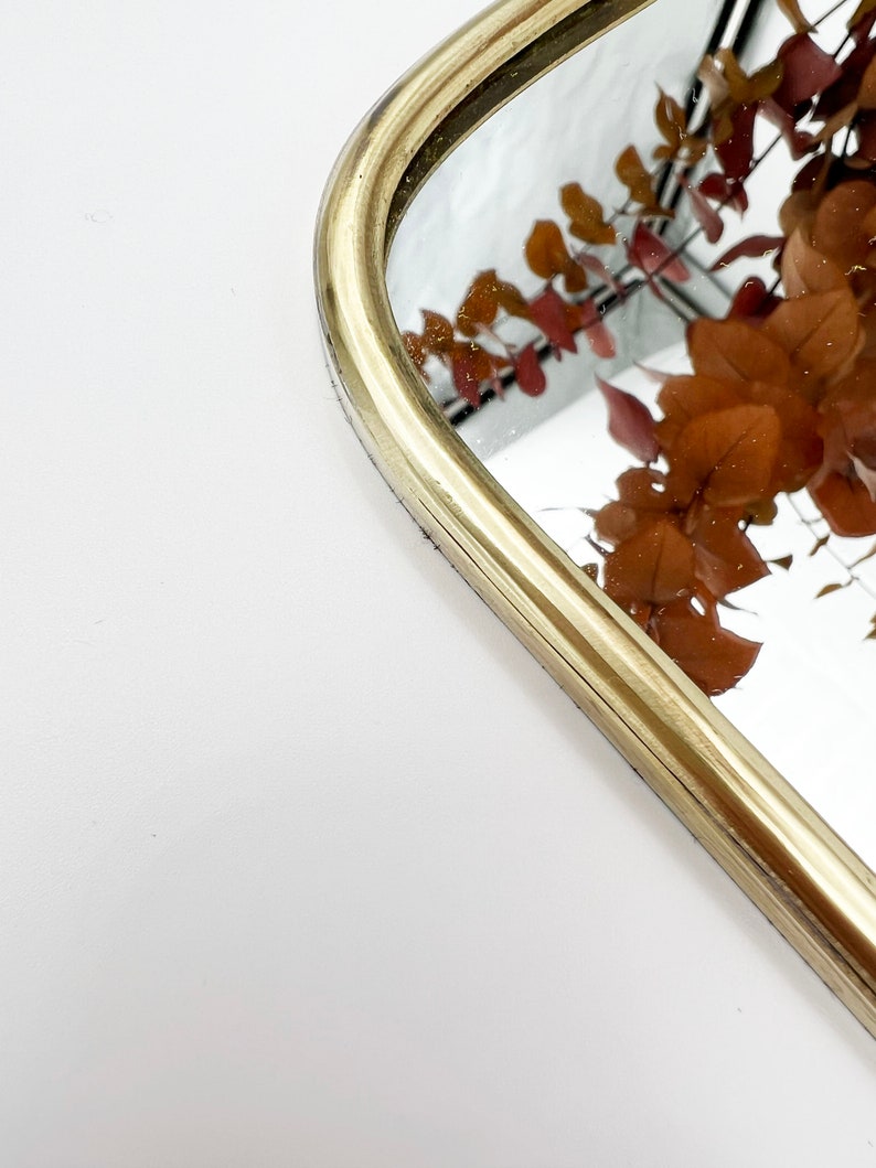 Golden brass arch mirror image 4