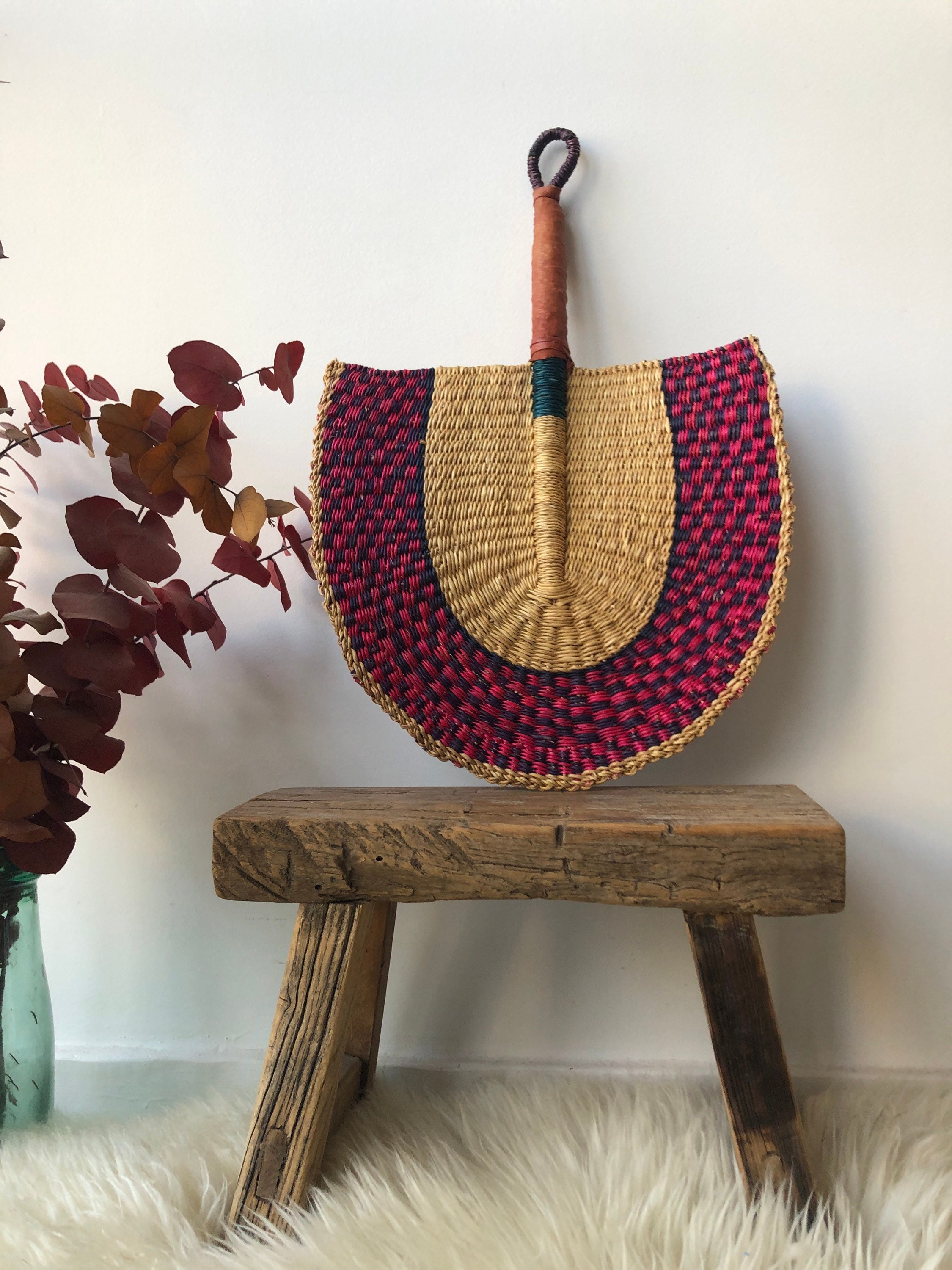 Eventail Africain/Eventail Tresse Bolga