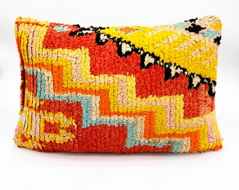 Plusieurs modèles disponibles ! Housses de coussins berbères marocains vintage Boujaad 60x40cm