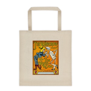 The Scarecrow and Tin Woodman aka The Tin Man Wizard of OZ Tote bag - Vintage Oz Gifts