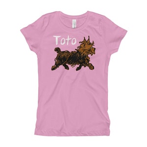 Cute Toto Shirt - Vintage OZ Wizard of OZ Girl&#39;s T-Shirt