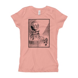 The Wizard & Dorothy Girl&#39;s T-Shirt - Vintage Oz Wizard of OZ Shirts for Girls