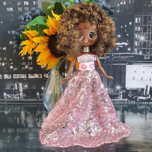 Shiny evening dress for LOL OMG
