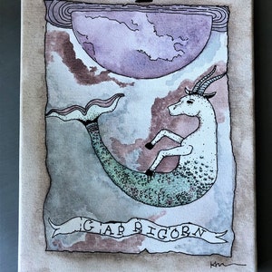 Capricorn Tarot Painting