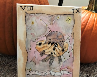 Virgo Tarot Water Color Painting