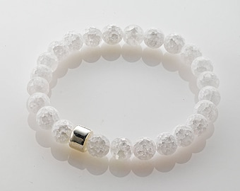 Iris Quartz Crystal Bracelet Gemstone Bracelet Balls
