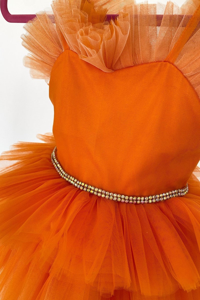 orange tonsurtone dress