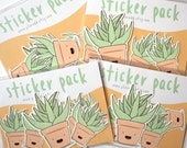 Aloe Vera Sticker Pack