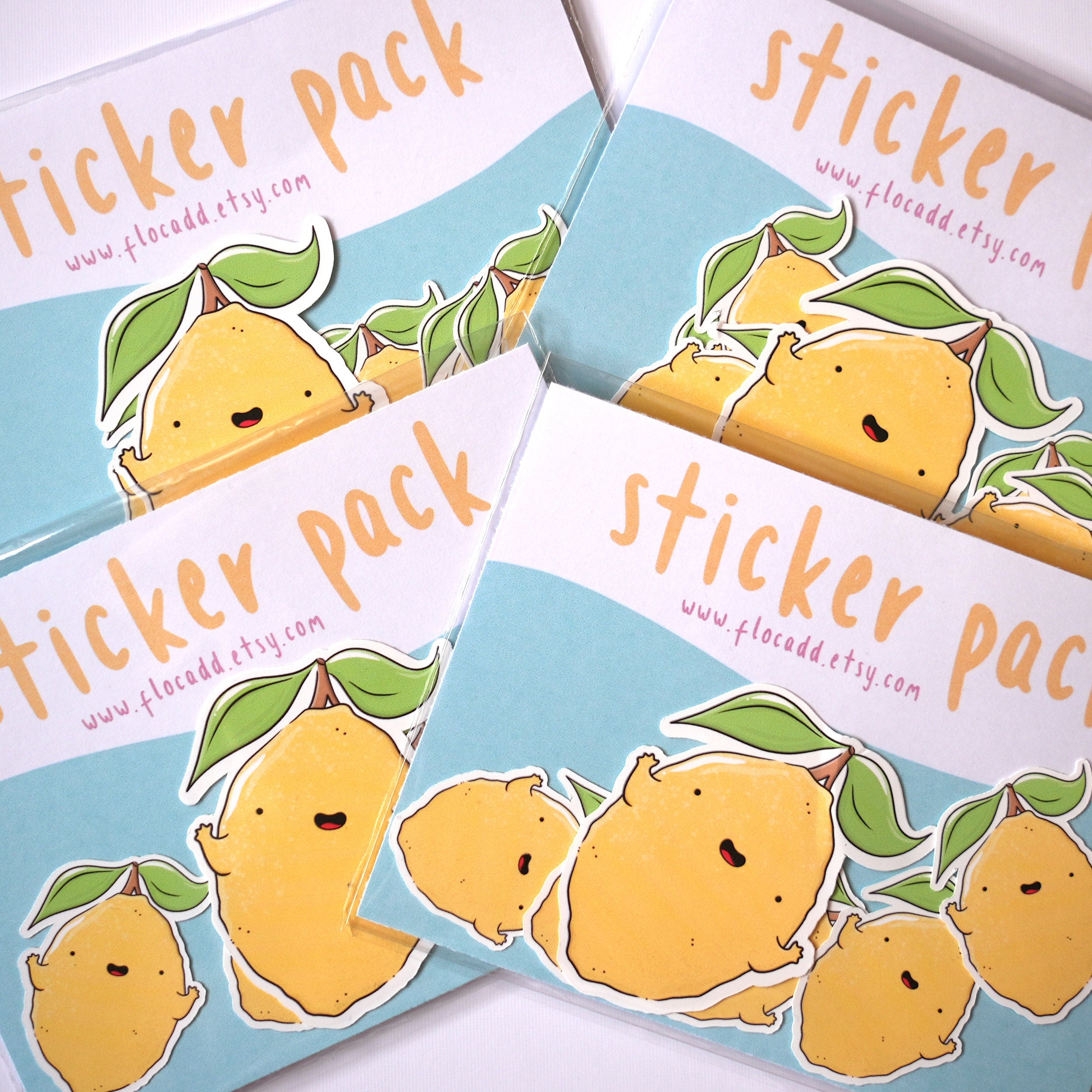 Lemon Sticker Pack Etsy