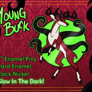 Young Buck Alastor | Hazbin Hotel Enamel Pin