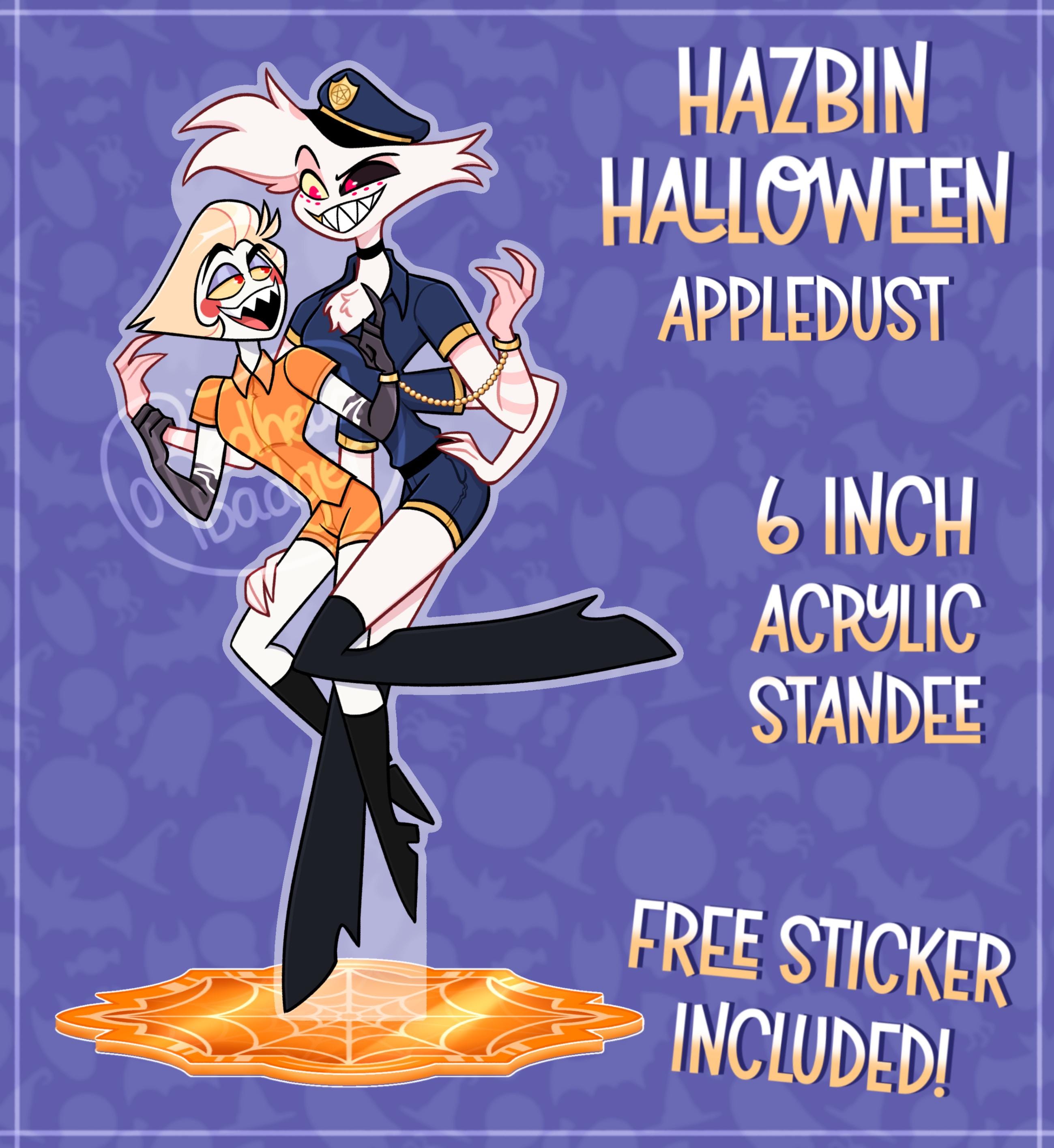Appledust Halloween | Hazbin Hotel Standee - Etsy