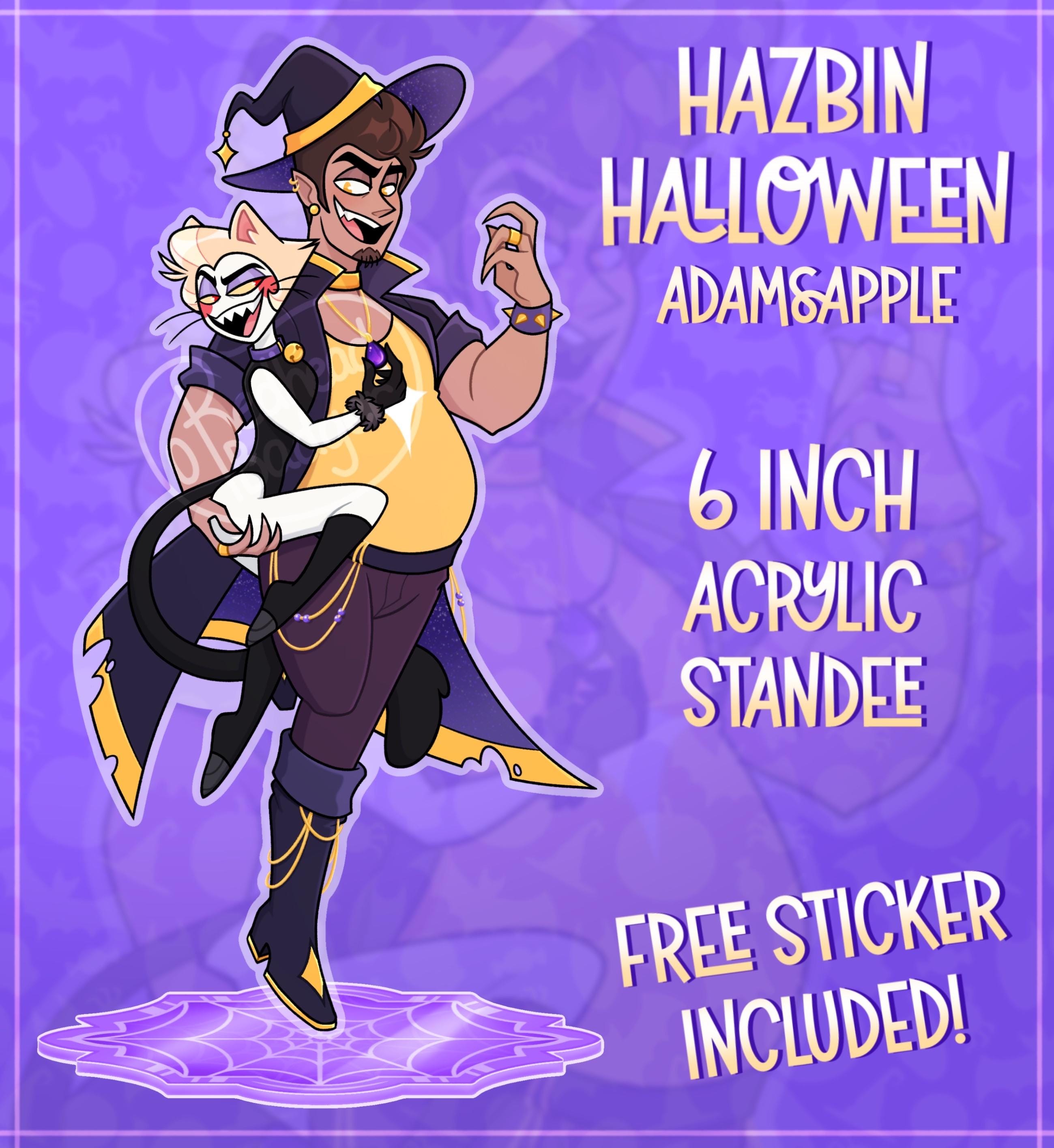 PRE-ORDER Adamsapple Halloween | Hazbin Hotel Standee - Etsy