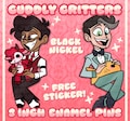 PRE-ORDER Cuddly Critters MurderMedia | Hazbin Hotel Enamel Pins