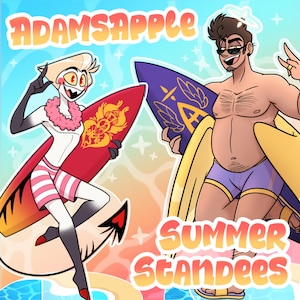 PRE-ORDER AdamsApple Beach Day | Hazbin Hotel Summer Standees