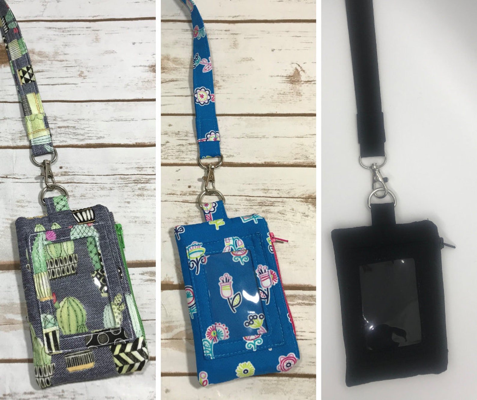 ID Wallet Lanyard / College Student Lanyard / Teacher Lanyard/ Etsy