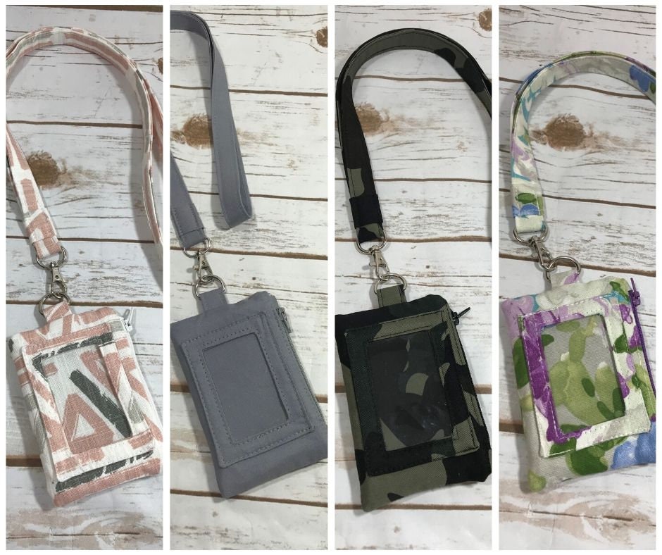 ID Wallet Lanyard / College Student Lanyard / Office Lanyard / Etsy