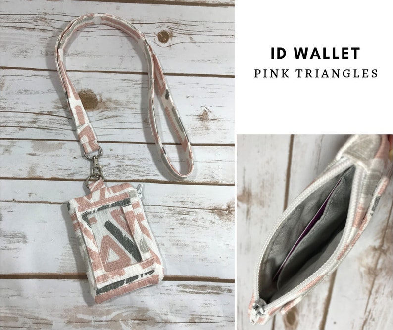 ID Wallet Lanyard / College Student Lanyard / Office Lanyard / Etsy