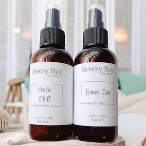 Room and Linen Spray, Fabric Fresheners, Car Spray, Handmade Home Fragrance