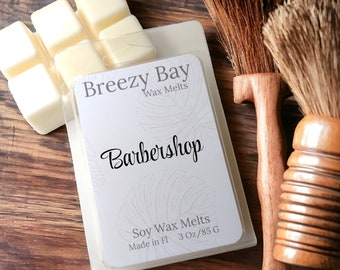 Barbershop Soy Wax Melts / Masculine Scented Tarts