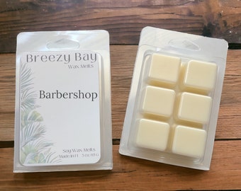 Barbershop Soy Wax Melts / Masculine Scented Tarts