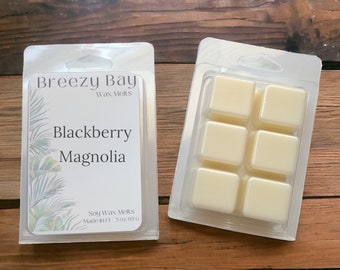 Blackberry Magnolia Soy Wax Melts, Wax Melts for Warmer, Feminine Scented Melts, Gift for Mom