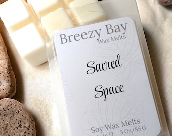 Sacred Space Soy Wax Melts, Palo Santo Scented Melts