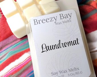 Soy Wax Melts, Laundromat scented wax melts, Wax Melts for Warmer, Clean Scented Tarts