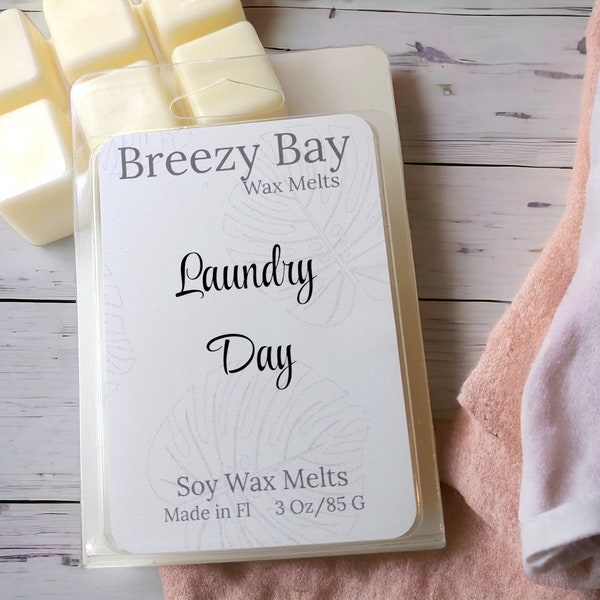 Laundry Day Wax Melts/Strong Scented/Soy Wax Melts