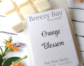 Orange Blossom Scented Wax Melts / Floral Wax Melts