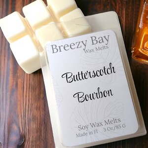 Butterscotch Bourbon Scented Wax Melts
