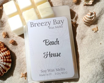 Beach House Wax Melts, Soy Wax Melts, Wax Melts for Warmer