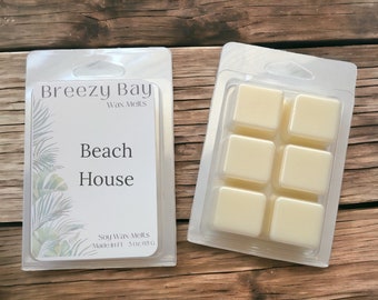 Beach House Wax Melts, Soy Wax Melts, Wax Melts for Warmer