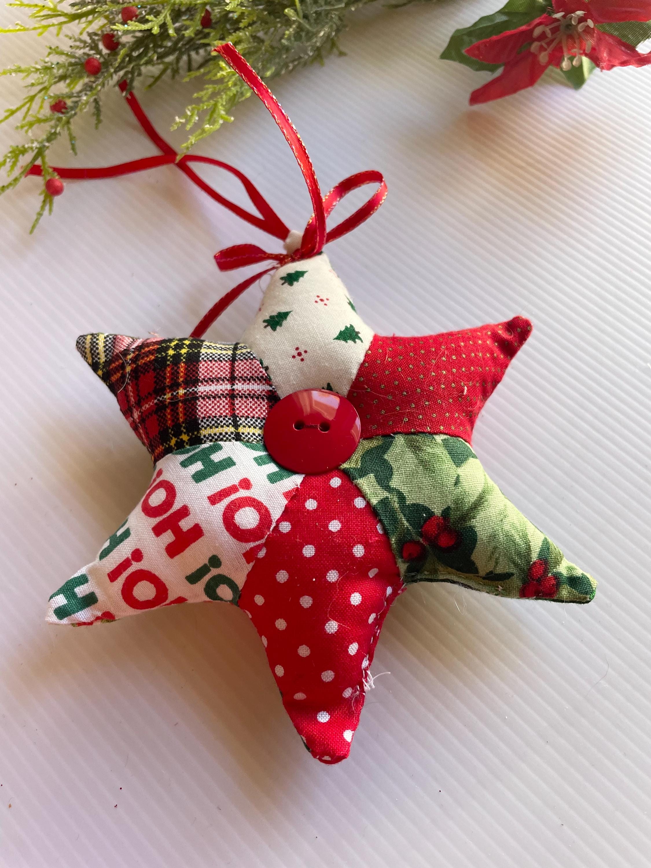 Christmas Fabric Star Ornament Etsy christmas-fabric-star-ornament-etsy