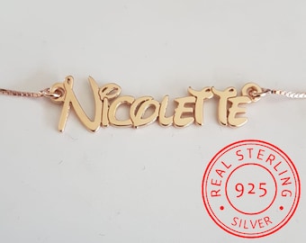 Disney Jewelry, Disney Lovers, Disney Name Necklace