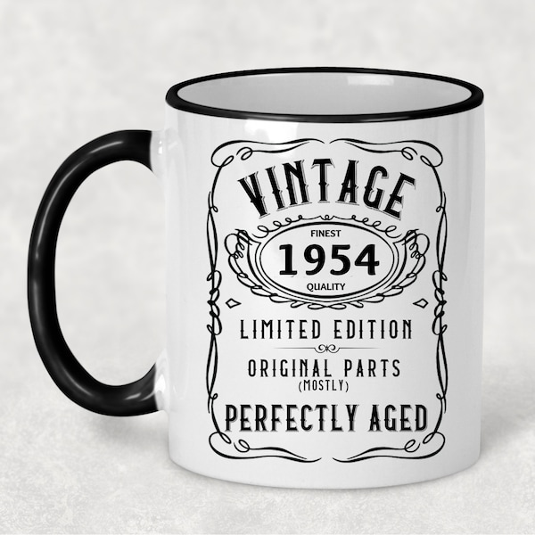 1954 Vintage Gift 70th Birthday Gift Mug Limited Edition for Women 70 Birthday for Men 70 Year Old Birthday Gift Legend was are born