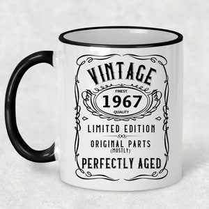 1967 Vintage Gift 58th Birthday Gift Mug Limited Edition  for Women 58 Birthday for Men 58 Year Old Birthday Gift Legend was are born